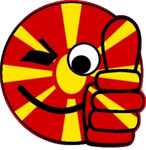 Faccina - OK Macedonia Europa Bandiere 