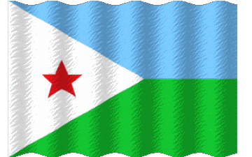 Sventola Gibuti Africa Bandiere 