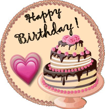 006 Cakes Happy Birthday Anglais Messages 