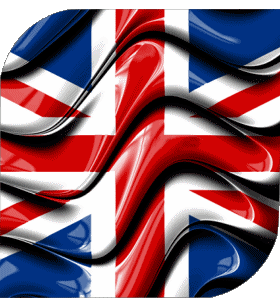 Square UK Europe Flags 