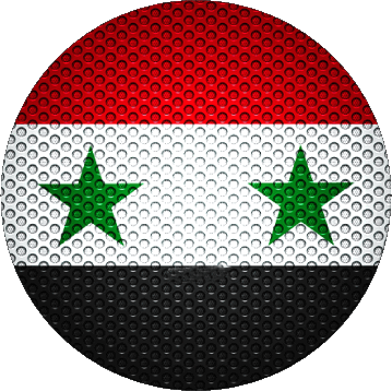 Tondo Siria Asia Bandiere 