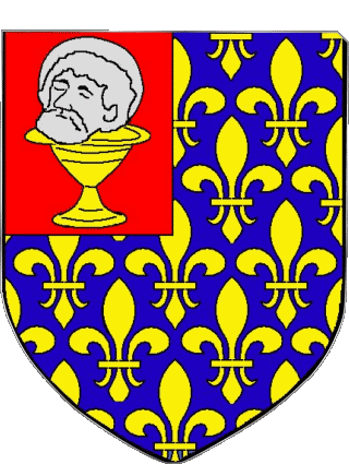 Blasón-Blasón SAINT JEAN D ANGELY 17 Departamentos - Ciudades Francia Banderas 