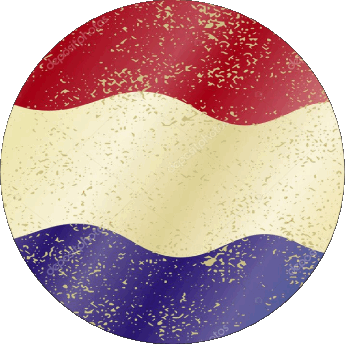 Round Netherlands Europe Flags 