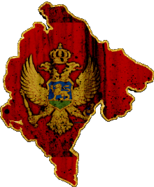 Map Montenegro Europe Flags 