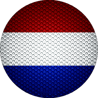 Runde Niederlande Europa Fahnen 