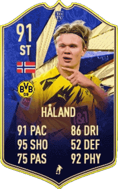 Erling Braut Haland Norway F I F A - Card Players Video Games Multi Media 