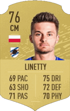 Karol Linetty Polen F I F A - Karten Spieler Videospiele Multimedia 