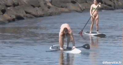 Stürze - Fail Paddle Sport Humor -  Fun 