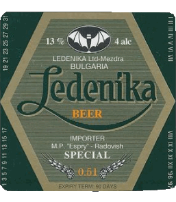 Ledenika Bulgarien Bier Getränke 