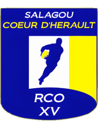 RC Olympique Salagou Coeur d'Herault Dept 34 Rugby Club Francia Logo Sportivo 