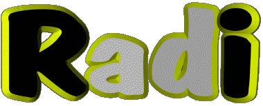 Radi R MASCULINO - Magreb Musulmán Nombre 