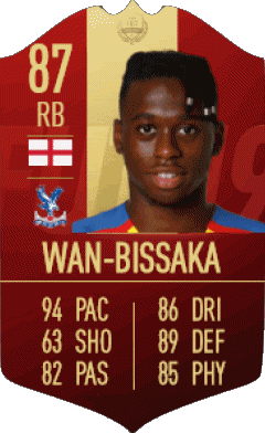 Aaron Wan-Bissaka Angleterre F I F A - Joueurs Cartes Jeux Vidéo Multi Média 
