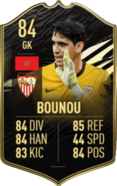 Yassine Bounou Maroc F I F A - Joueurs Cartes Jeux Vidéo Multi Média 