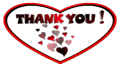 Herz Thank You Englisch Nachrichten 