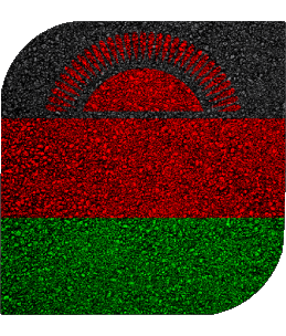 Plaza Malawi África Banderas 