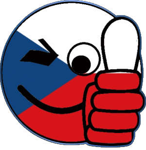 Smiley - OK República Checa Europa Banderas 