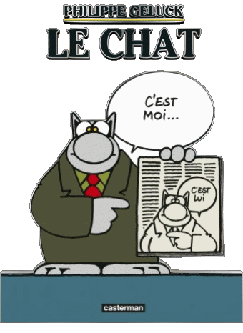 Le chat - Philippe Geluck Tira Cómica Multimedia 