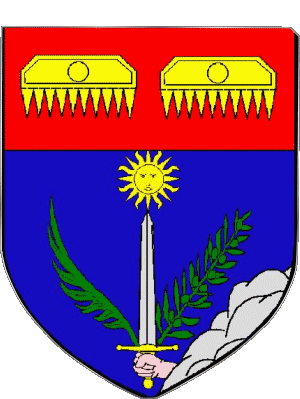 Blazon-Blazon CHARLEVILLE MEZIERES 08 Departments - Cities France Flags 