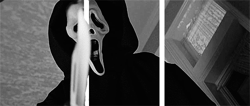 Scream-Scream 3D - Linien - Bänder 3d Effekte Humor -  Fun 