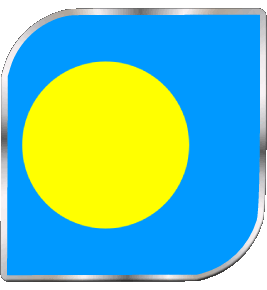 Platz Palau Ozeanien Fahnen 