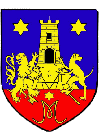 Blazon-Blazon MONTATAIRE 60 Departments - Cities France Flags 
