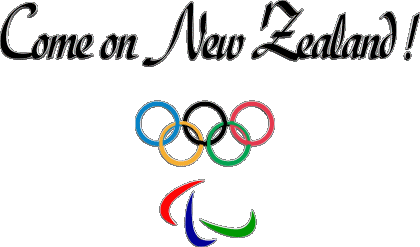 Olympic Games Come on New Zealand English Messages 