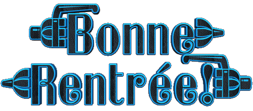 04 Fond Transparent Bonne Rentrée Français Messages 