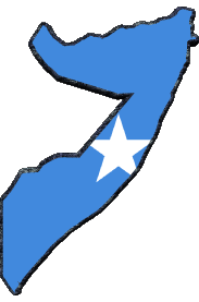 Carte Somalie Afrique Drapeaux 