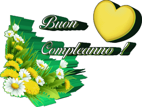 010 Fond Transparent Floreale Buon Compleanno Italien Messages 