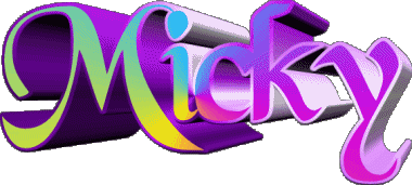 Micky M MASCULINE -  UK - USA - IRL - AUS - NZ First Names 