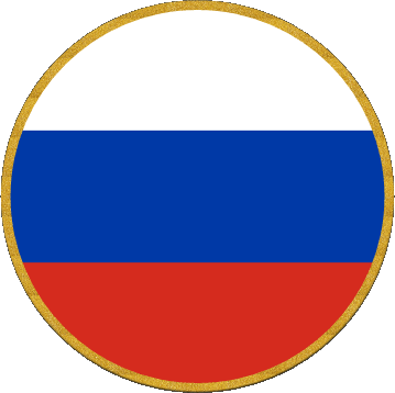 Tondo Russia Europa Bandiere 