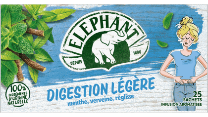 Digestion légère-Digestion légère Eléphant Tee - Aufgüsse Getränke 