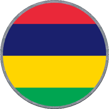 Rond Maurice Afrique Drapeaux 