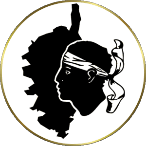 Rond Corse Régions France Drapeaux 