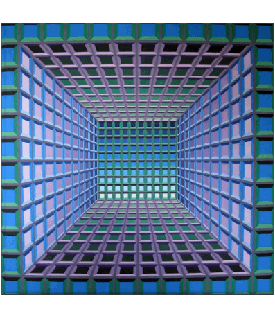 Victor Vasarely Künstler Maler Humor -  Fun 