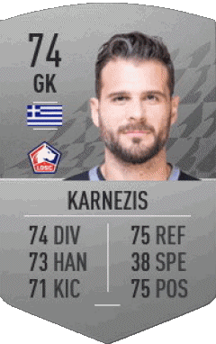 Orestis Karnezis Grecia F I F A - Giocatori carte Videogiochi Multimedia 