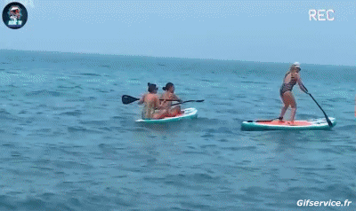 Cadute - Fail Paddle Sportivo Umorismo -  Fun 