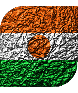 Quadrato Niger Africa Bandiere 