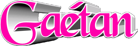 Gaétan G MANN - Frankreich Vorname 