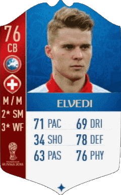 Nico Elvedi Svizzera F I F A - Giocatori carte Videogiochi Multimedia 