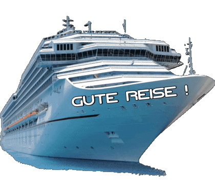 07 Transparent Background Gute Reise German Messages 