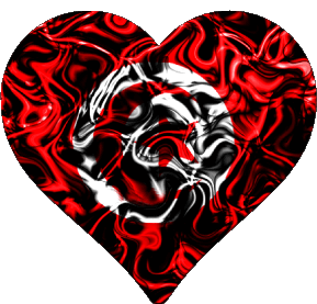 Heart Tunisia Africa Flags 