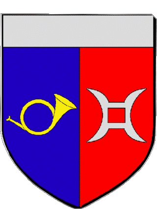 Blazon-Blazon SAINT LAURENT NOUAN 41 Departments - Cities France Flags 