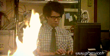 Serie 01 Spiel mit Feuer MENSCHEN Humor -  Fun 