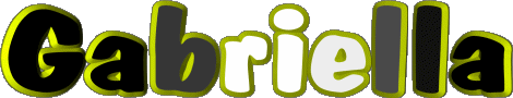Gabriella G FEMENINO - Italia Nombre 