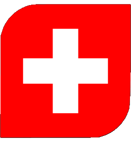 Square Swiss Europe Flags 