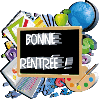 012 Transparenter Hintergrund Bonne Rentrée Französisch Nachrichten 