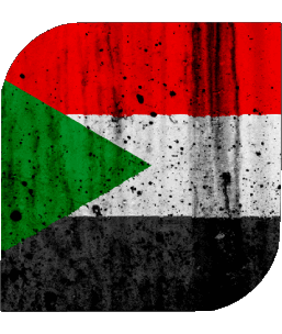 Quadrato Sudan Africa Bandiere 