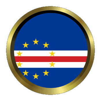 Rond - Anneaux Cap Vert Afrique Drapeaux 