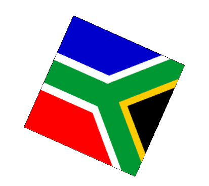 Esfera - Cubo Africa del Sur África Banderas 